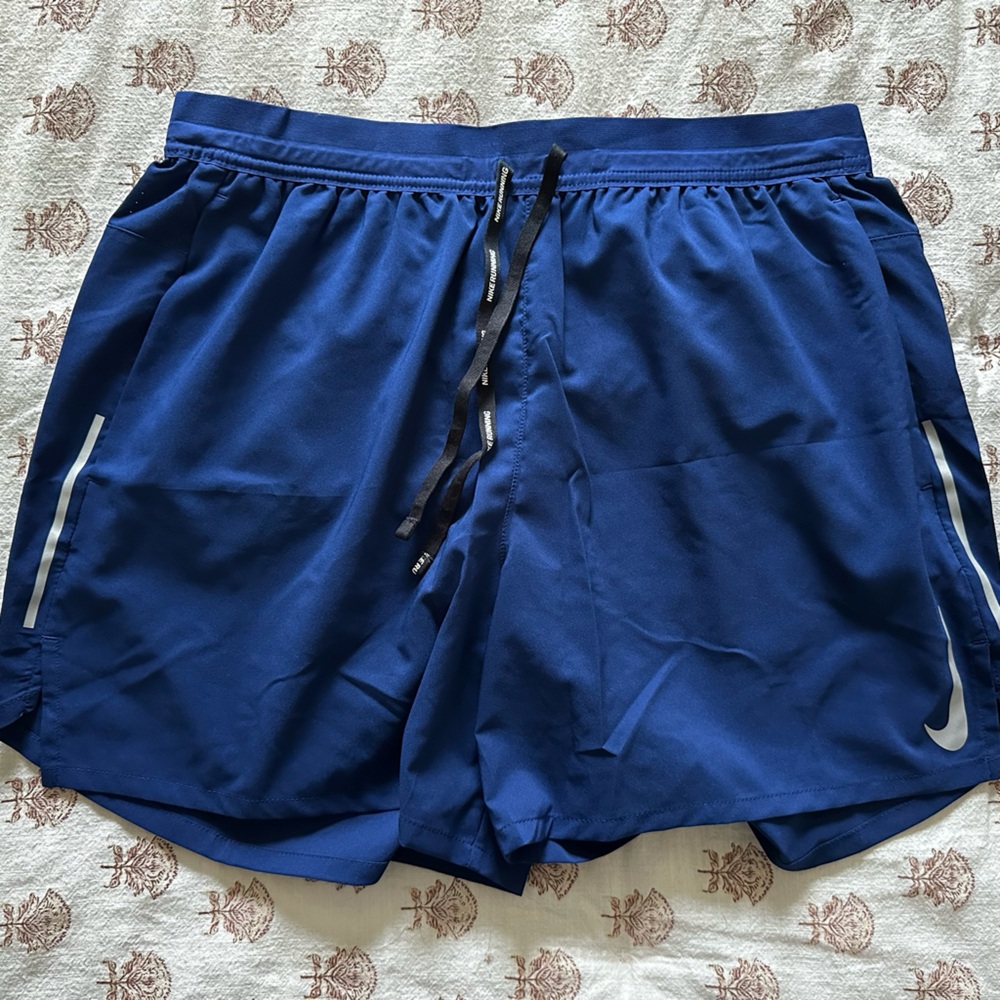 Nike Blue 5” Running Shorts